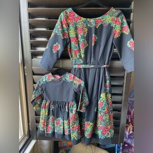 Palava Mommy & Me Dresses 100% organic cotton UK10 2/3 year old